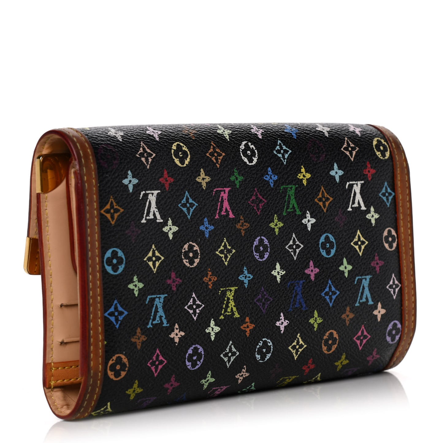 Monogram Multicolor Porte Tresor International Wallet Black