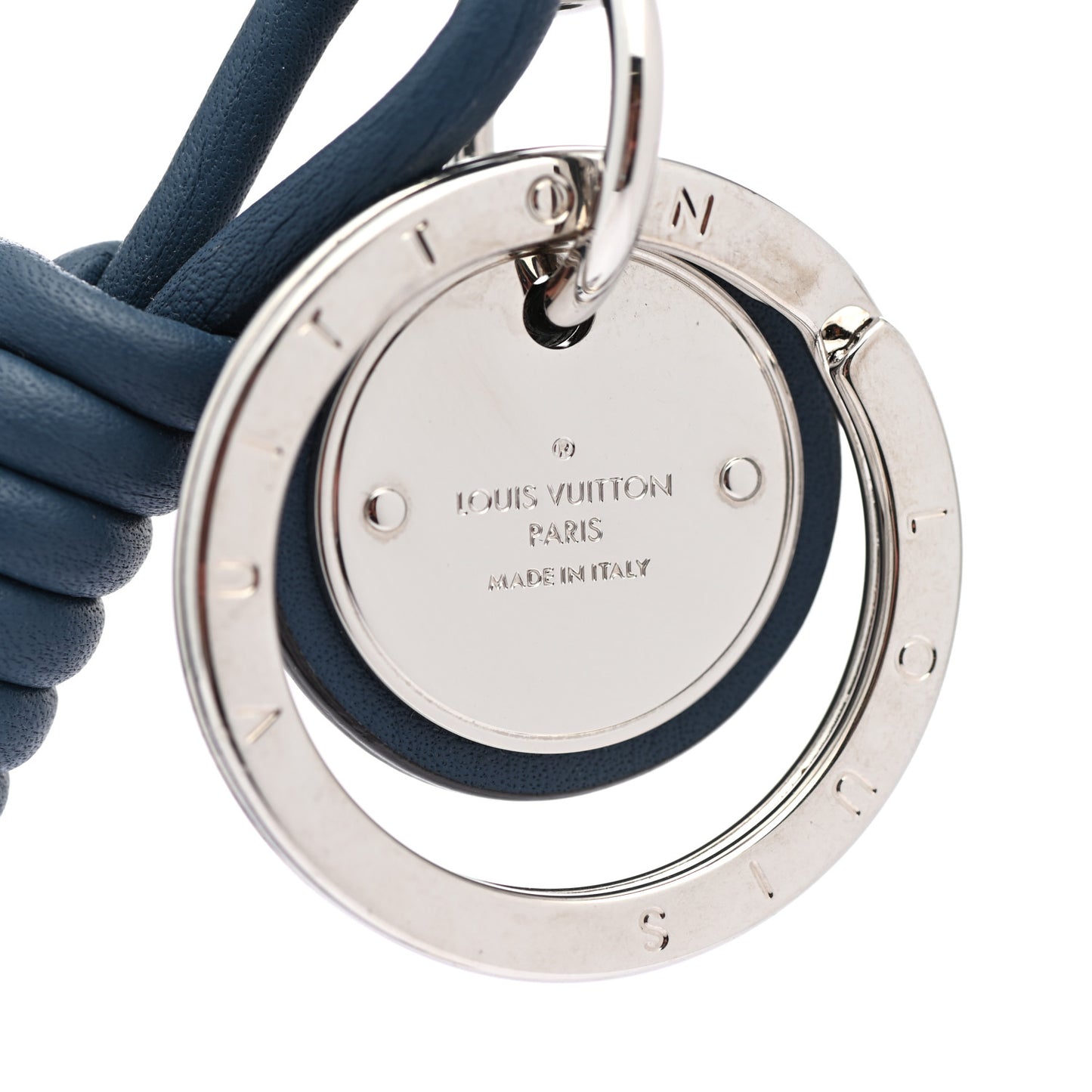 Palladium Damier Graphite Rope Bag Charm Key Holder