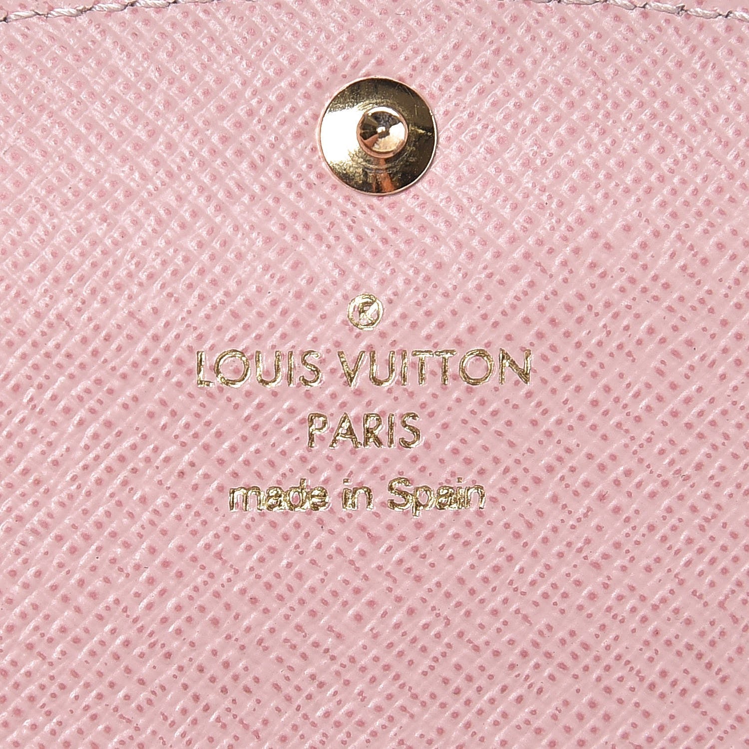 Louis Vuitton Damier Ebene Caissa Wallet Rose Ballerine 6 of 7
