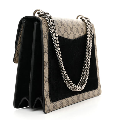 Gucci GG Supreme Monogram Medium Dionysus Shoulder Bag Black 3 of 16