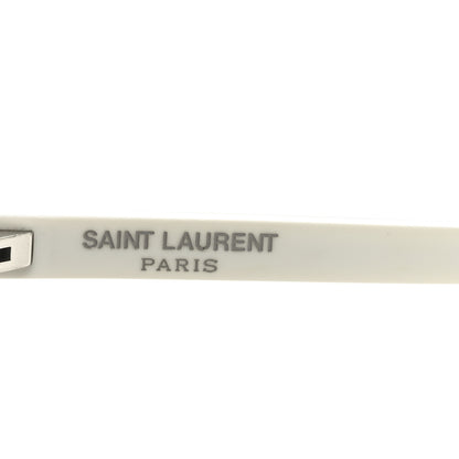 Saint Laurent Acetate Sunglasses SL 28 White Black 5 of 8