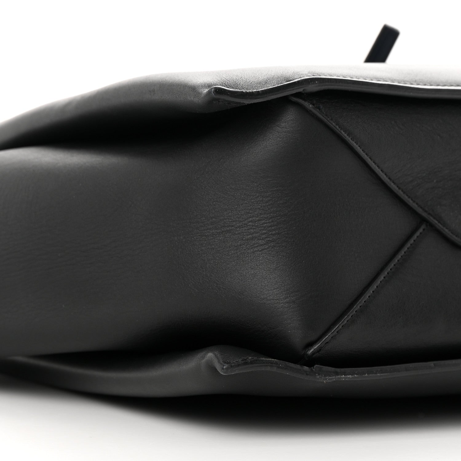 Celine Smooth Calfskin Bi-Color Medium Tri-Fold Bag Black Dark Sea 12 of 20
