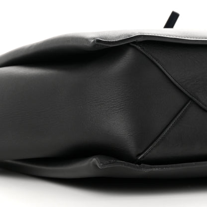 Celine Smooth Calfskin Bi-Color Medium Tri-Fold Bag Black Dark Sea 12 of 20