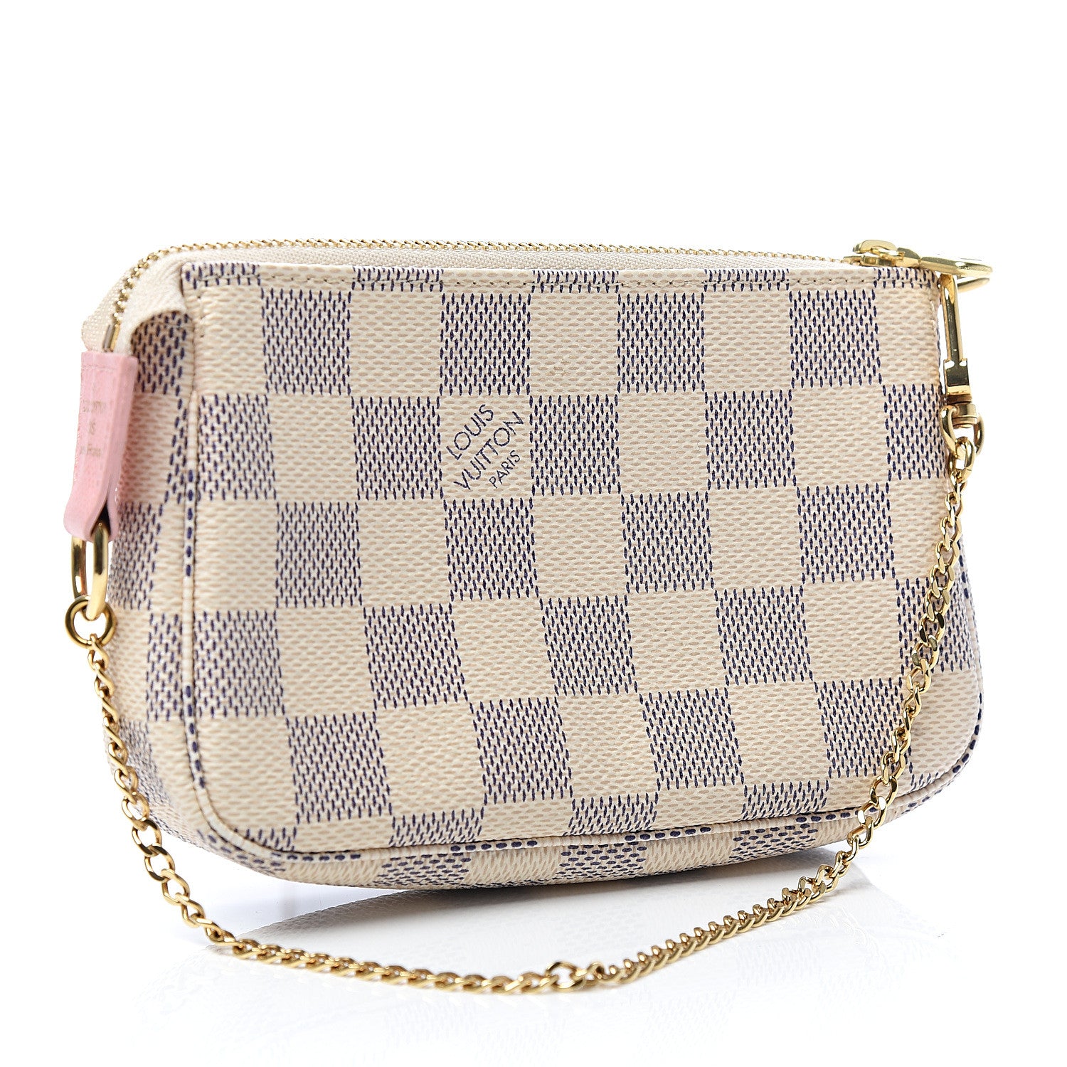 Louis Vuitton Damier Azur 2018 Christmas Animation Mini Pochette Accessories 2 of 5