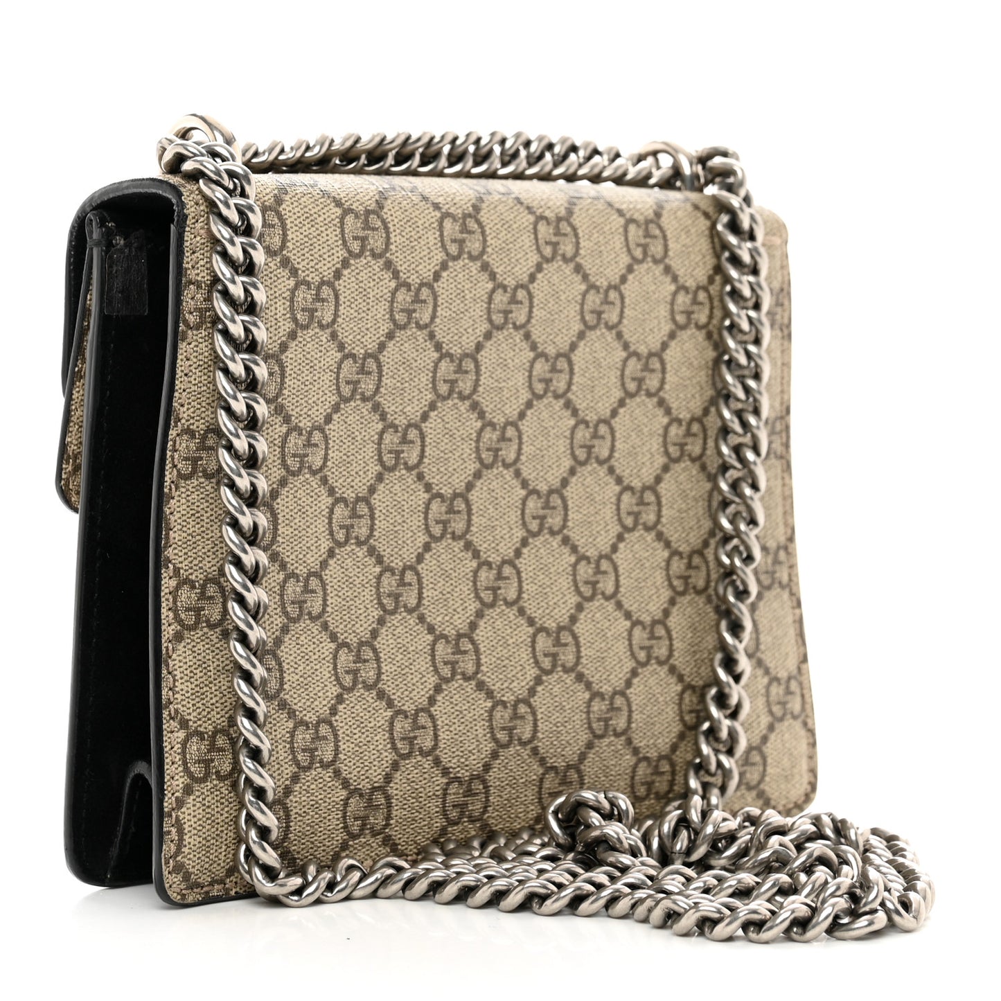 GG Supreme Monogram Mini Dionysus Shoulder Bag Black