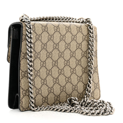 Gucci GG Supreme Monogram Mini Dionysus Shoulder Bag Black 3 of 10