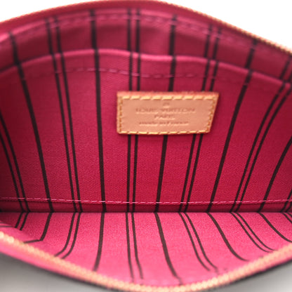Louis Vuitton Monogram Neverfull MM GM Pochette Fuchsia 5 of 6