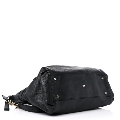 Gucci Pebbled Calfskin Broadway Tote Black 4 of 14