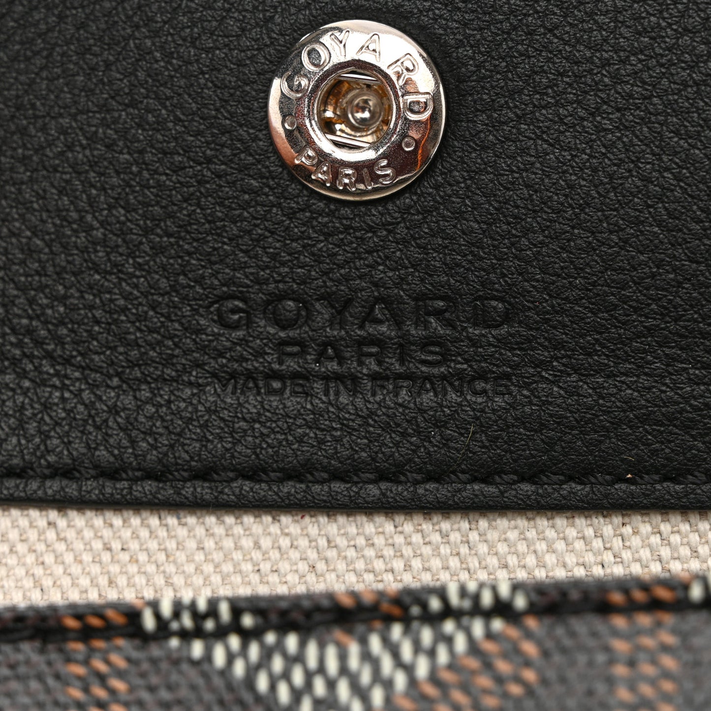 Goyardine Reversible Mini Anjou Black