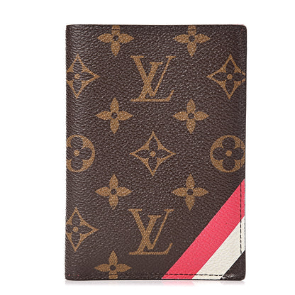 Louis Vuitton Monogram My LV Heritage Passport Cover Fuchsia White 1 of 9