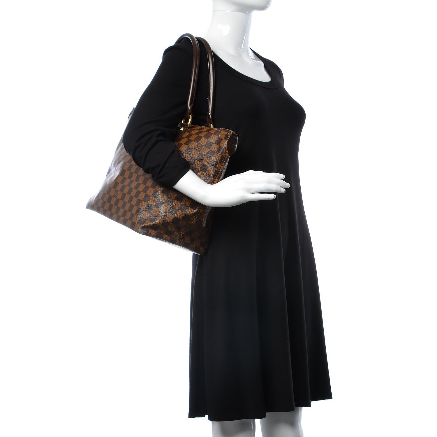 Louis Vuitton Damier Ebene Saleya MM 2 of 6