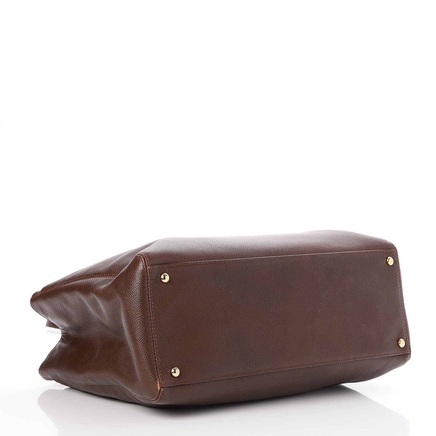 Chanel Calfskin Cerf Executive Shopper Tote Brown 4 of 8