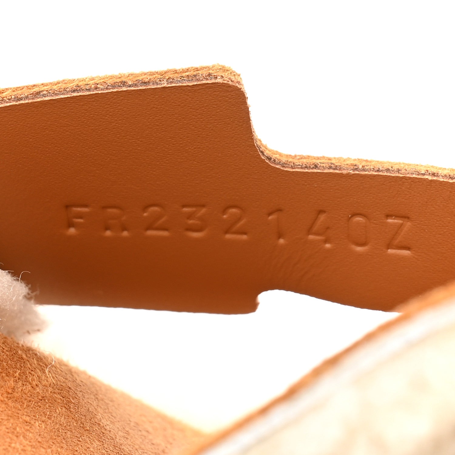 Hermes Suede Goatskin Shearling Go Mules 37.5 Beige Kraft Ecru 8 of 10