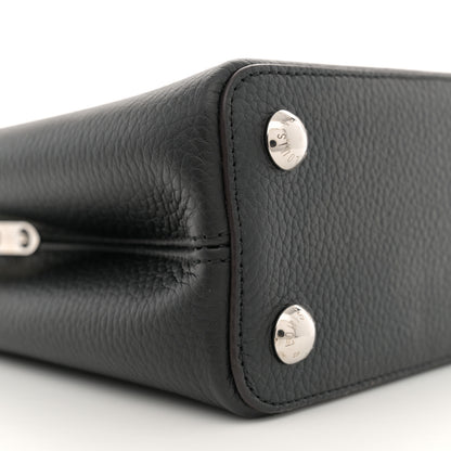 Louis Vuitton Taurillon Snakeskin Capucines BB Black 8 of 10