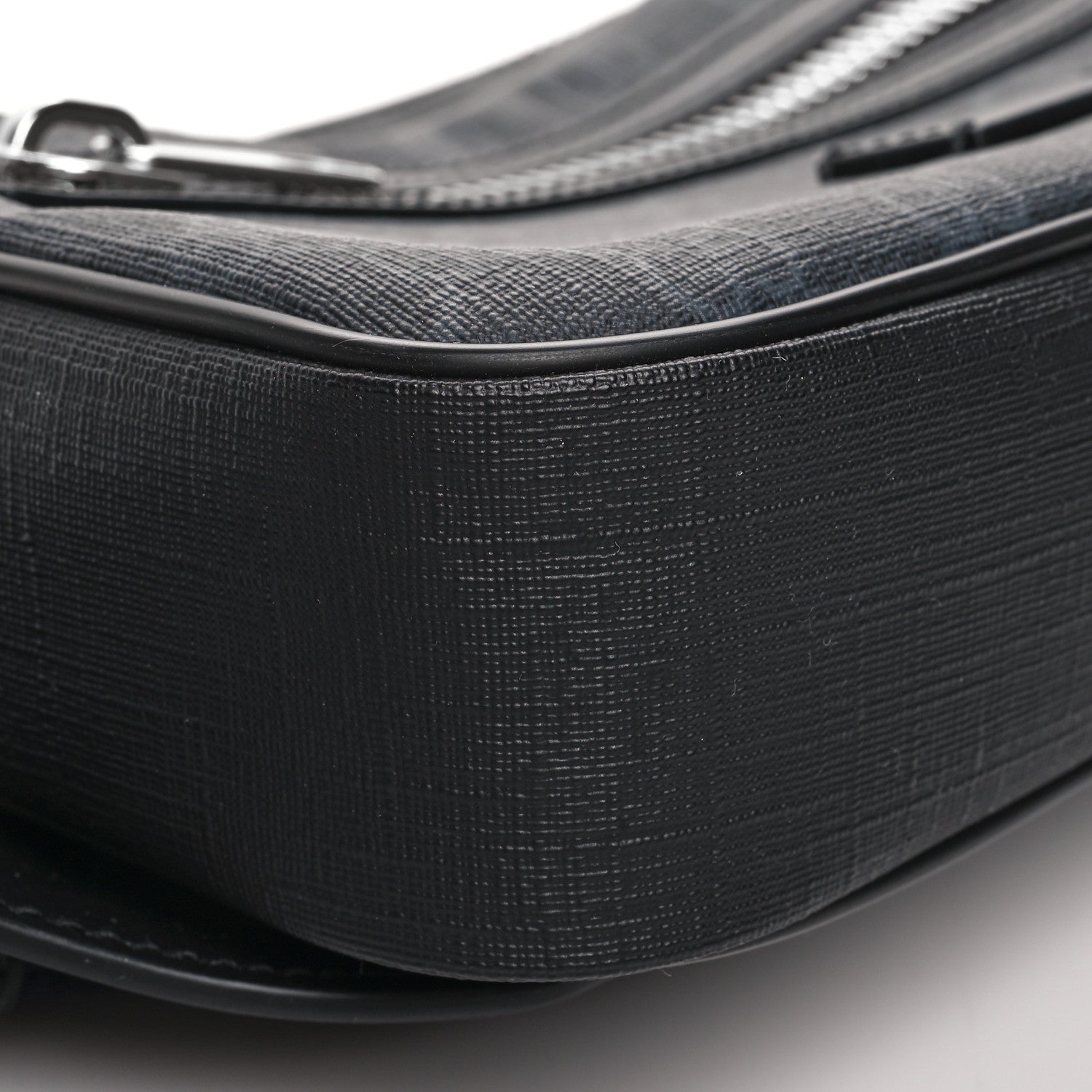 Gucci Soft GG Supreme Monogram Web Belt Bag Black Grey 10 of 12