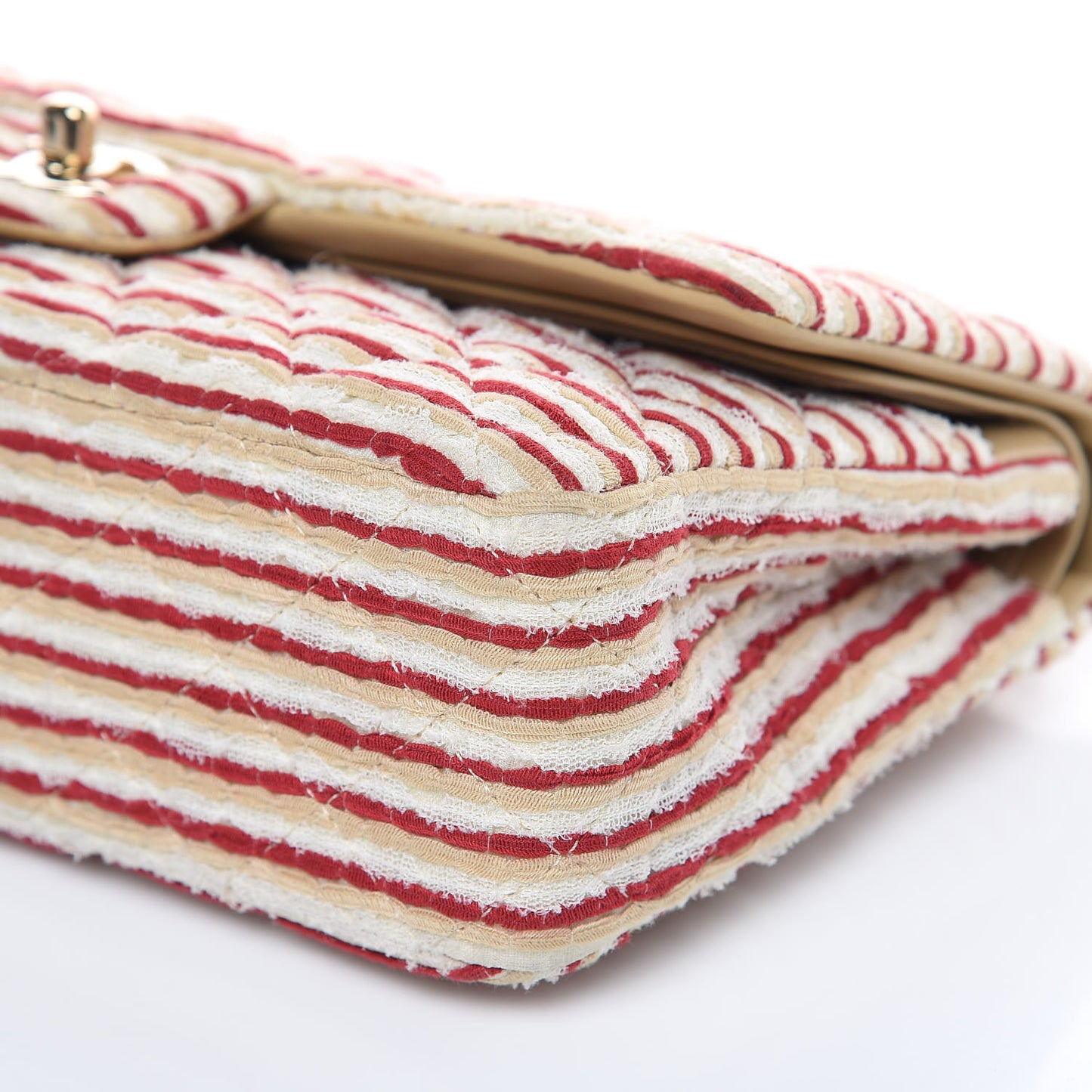 Jersey Quilted Medium Coco Sailor Flap Red White