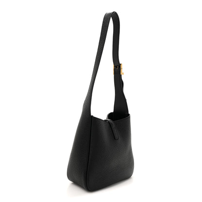 Saint Laurent Smooth Calfskin Baby Le 5 A 7 Soft Hobo Black 4 of 11
