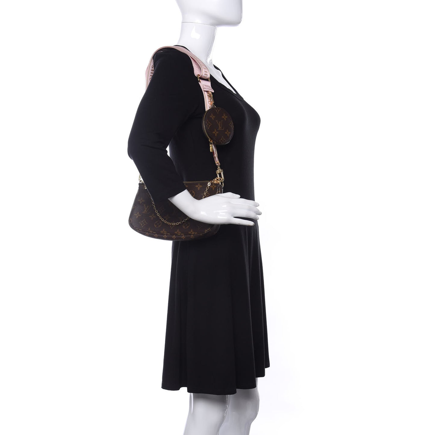 Monogram Multi Pochette Accessories Rose Clair