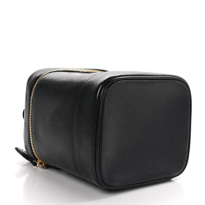 Chanel Caviar Vanity Cosmetic Case Black 4 of 13