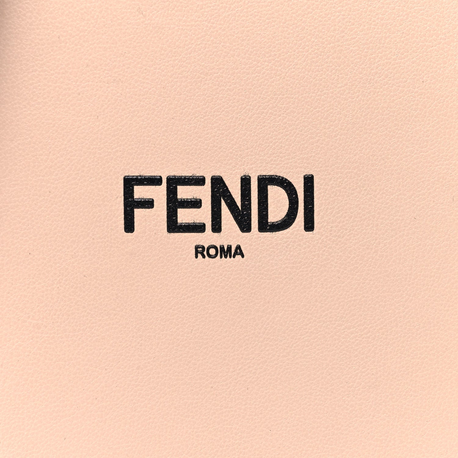 Fendi Vitello Fluffy Logo Vertical Box Rosa Quarzo Black 11 of 15