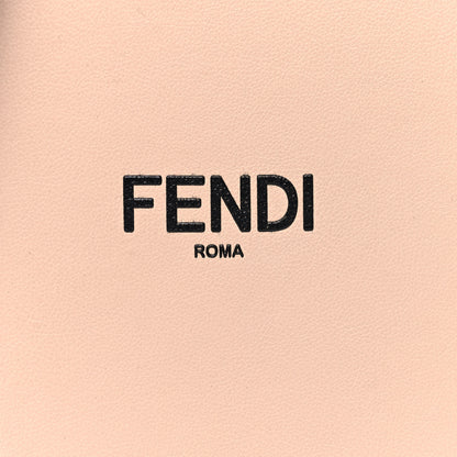 Fendi Vitello Fluffy Logo Vertical Box Rosa Quarzo Black 11 of 15