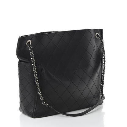 Chanel Calfskin CC Pocket Hobo Black 3 of 10