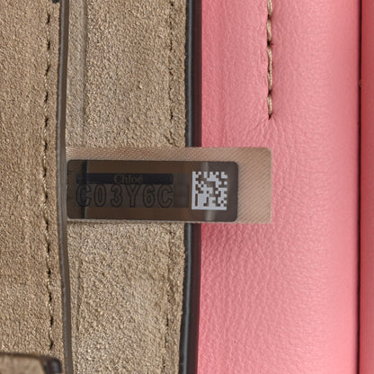 Chloe Suede Calfskin Mini Faye Bracelet Bag Washed Pink 7 of 13