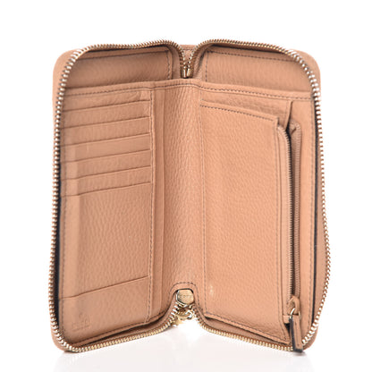 Gucci Calfskin Medium Soho Zip Around Wallet Camelia 5 of 20