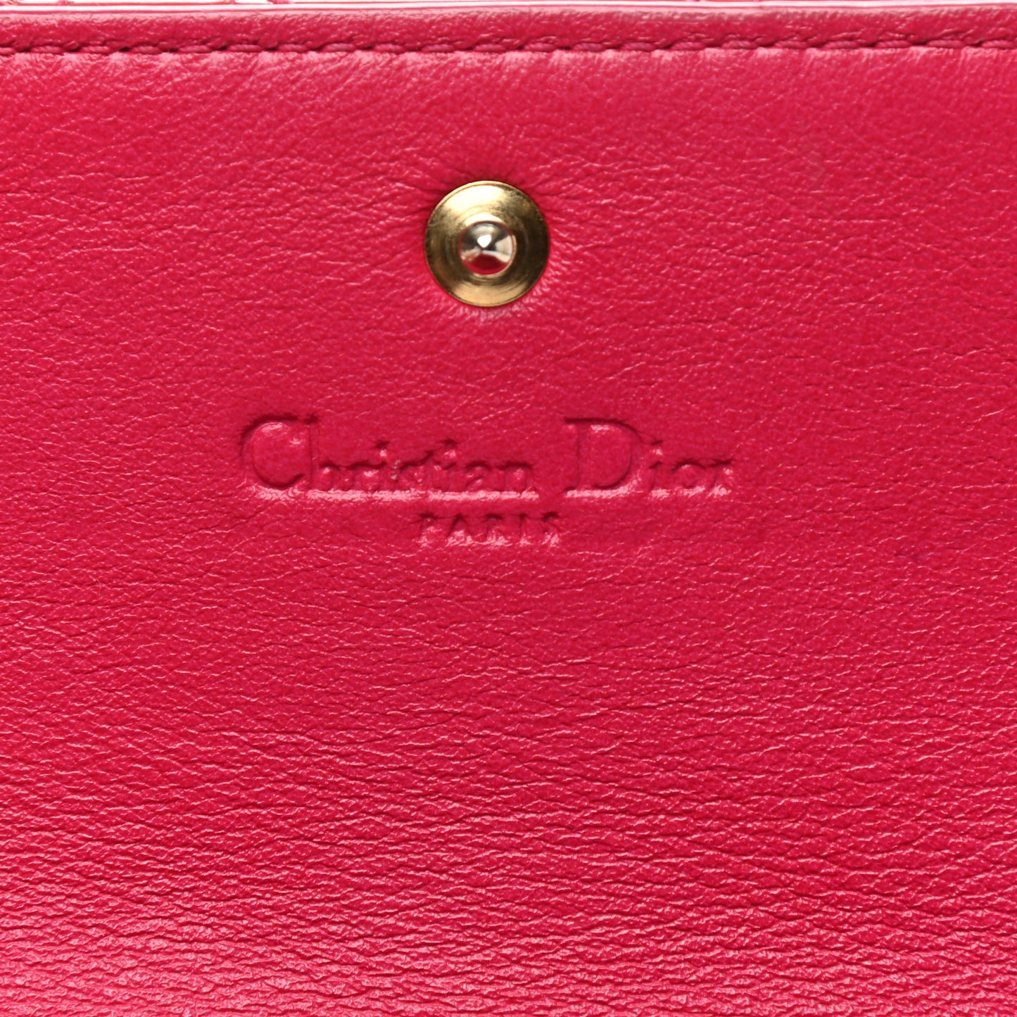 Patent Cannage Rendezvous Chain Wallet Fuchsia