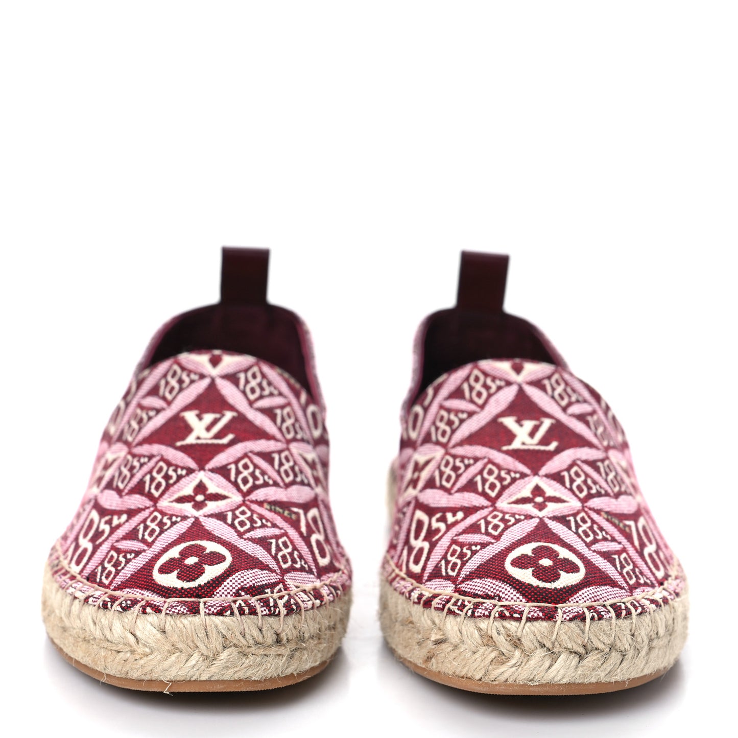 Jacquard Since 1854 Starboard Espadrille Flats 39.5 Bordeaux