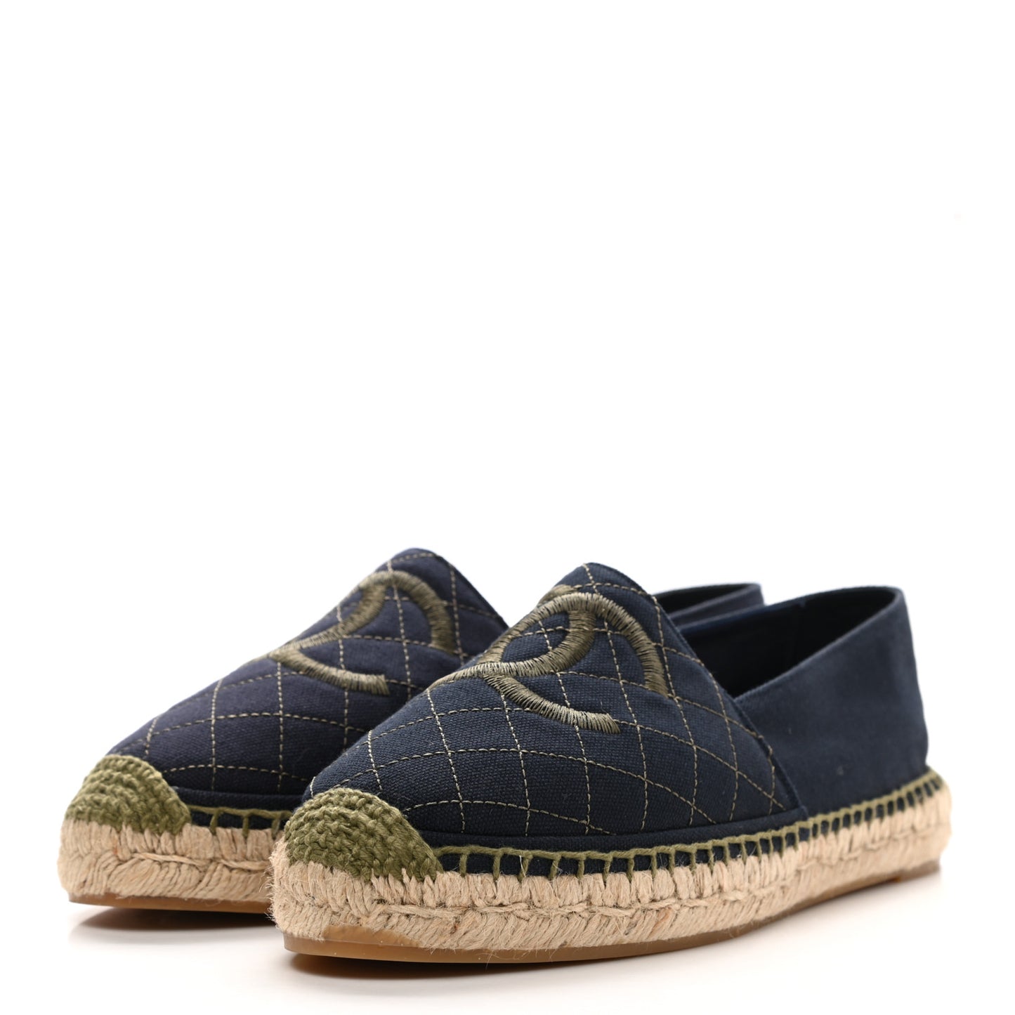 Fabric Biarritz CC Espadrilles 41 Blue Green