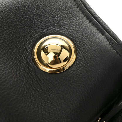Gucci Roxy Calfskin Studded Medium Blondie Shoulder Flap Bag Black 11 of 11