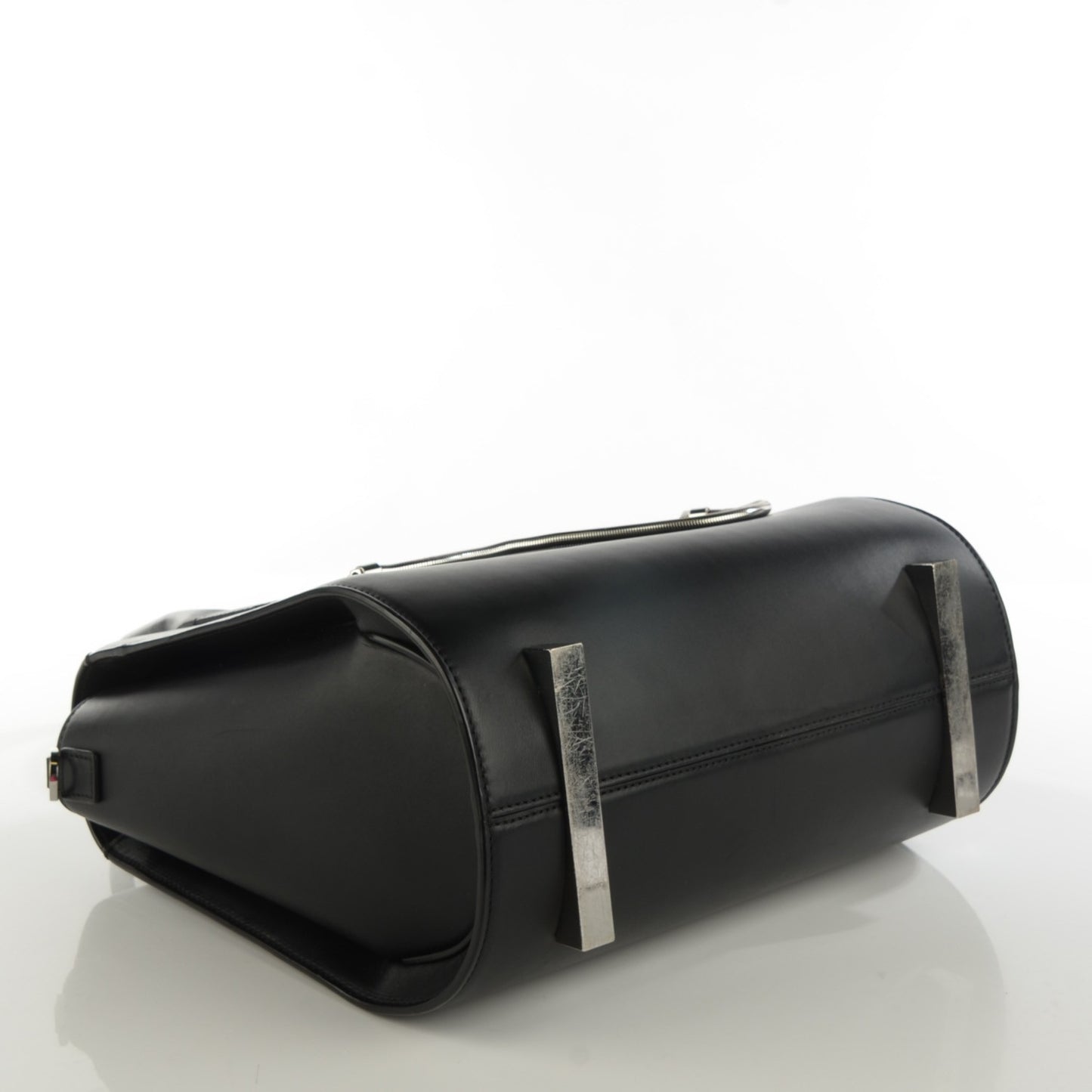Smooth Calfskin Large Chastity Bag Black Rhodium Hardware