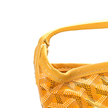 Goyard Goyardine Fidji Zip Hobo Yellow 8 of 10
