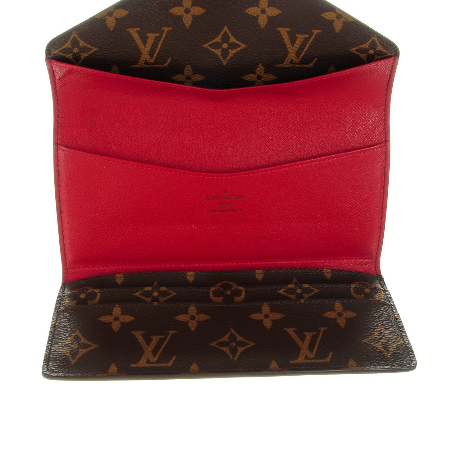 Louis Vuitton Monogram Josephine Wallet Red 7 of 8