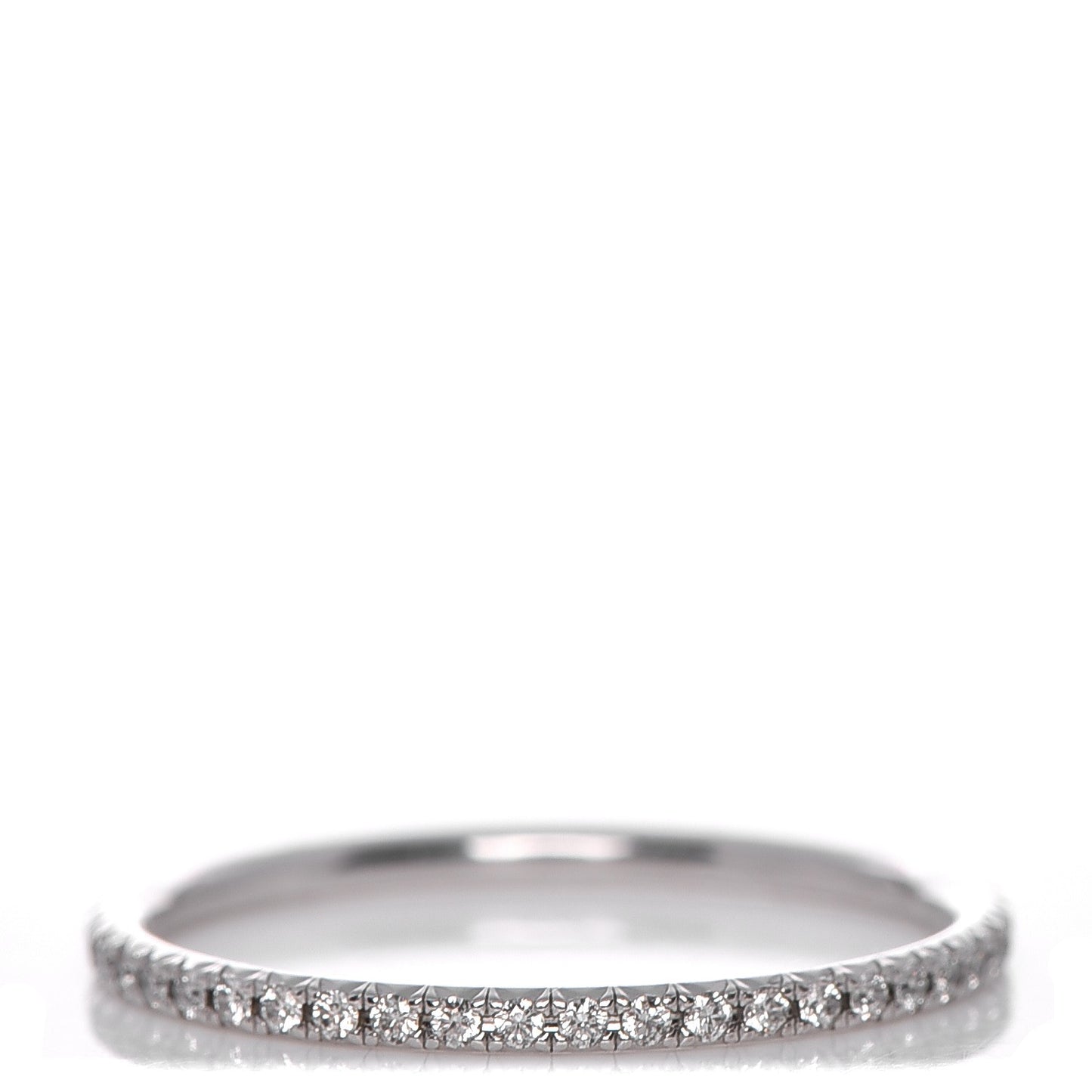 18K White Gold Diamond Metro Ring 8
