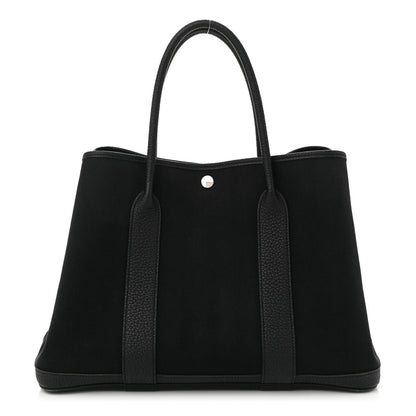 Hermes Toile Negonda Garden Party Tote 36 MM Black 1 of 12