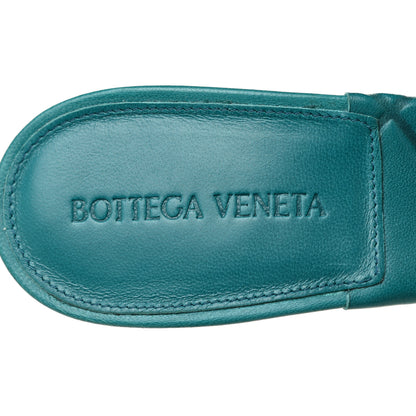 Bottega Veneta Nappa Quilted Rubber Lido Mule Sandals 38.5 Duck Green 8 of 11