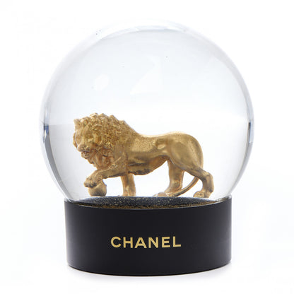 Chanel Glass Lion Snow Globe 1 of 4