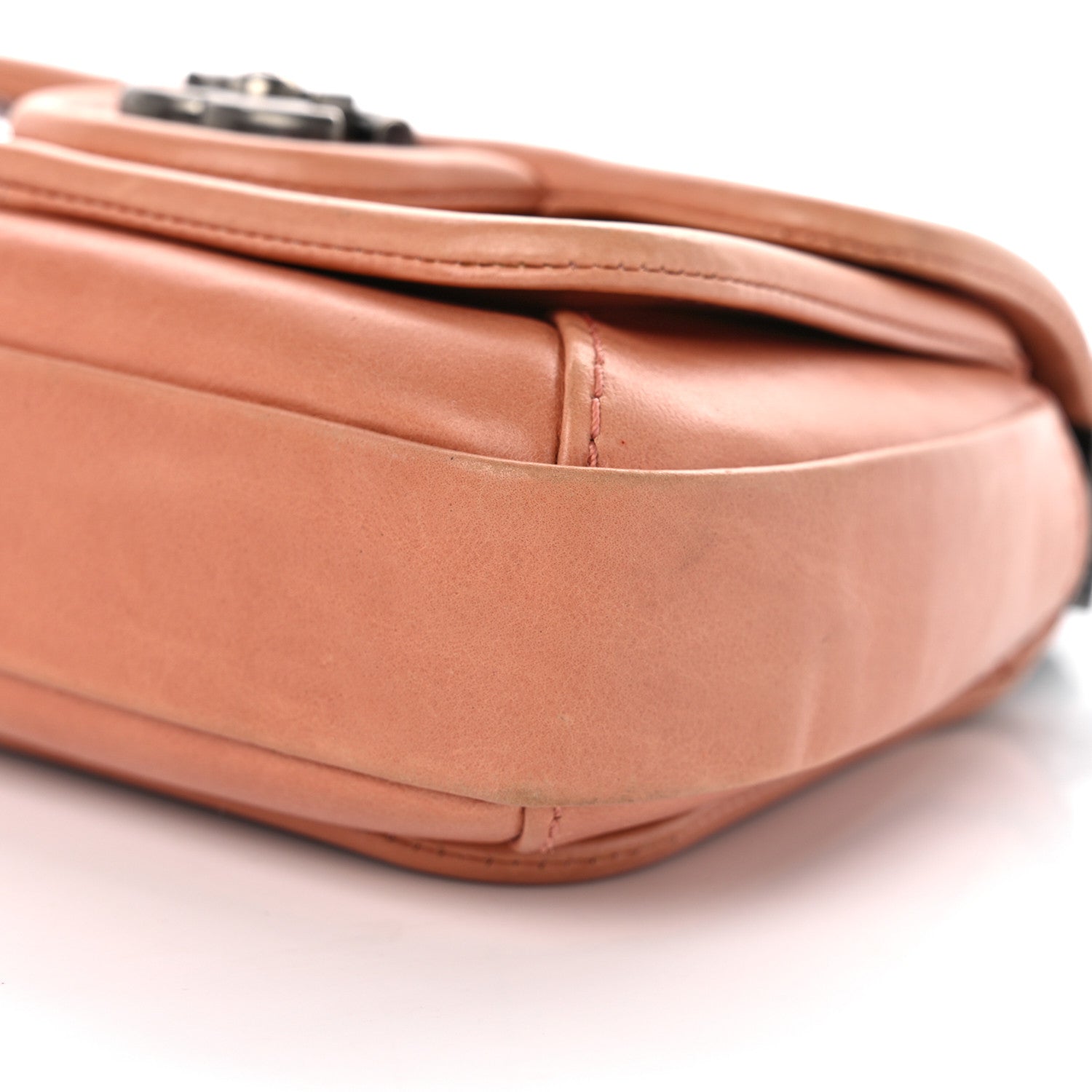 Chanel Calfskin Quilted Small Prestige Top Handle Flap Pink 10 of 13
