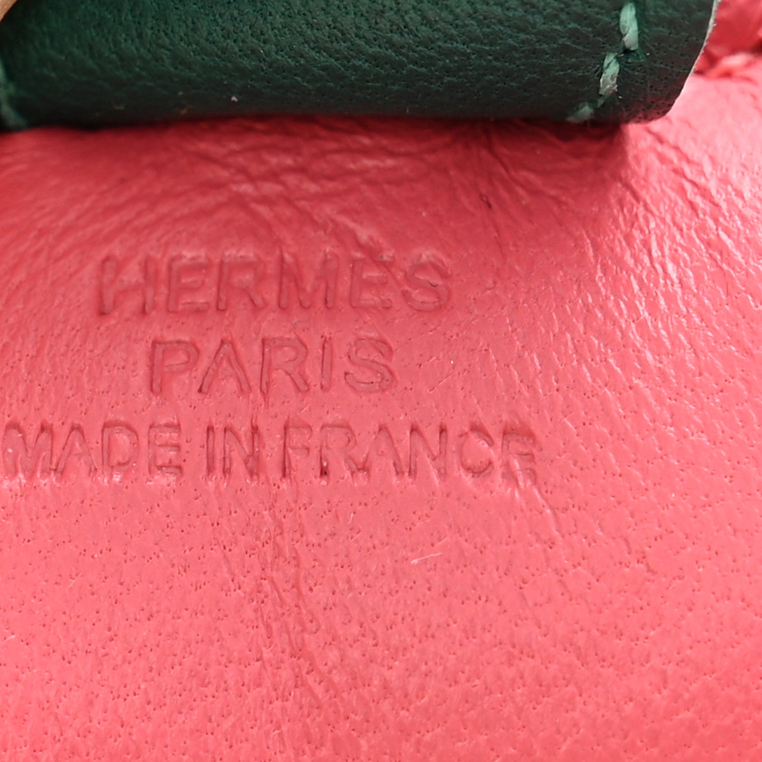 Hermes Milo Lambskin Grigri Rodeo Horse Bag Charm PM Rose Azalee Malachite Lime 3 of 5