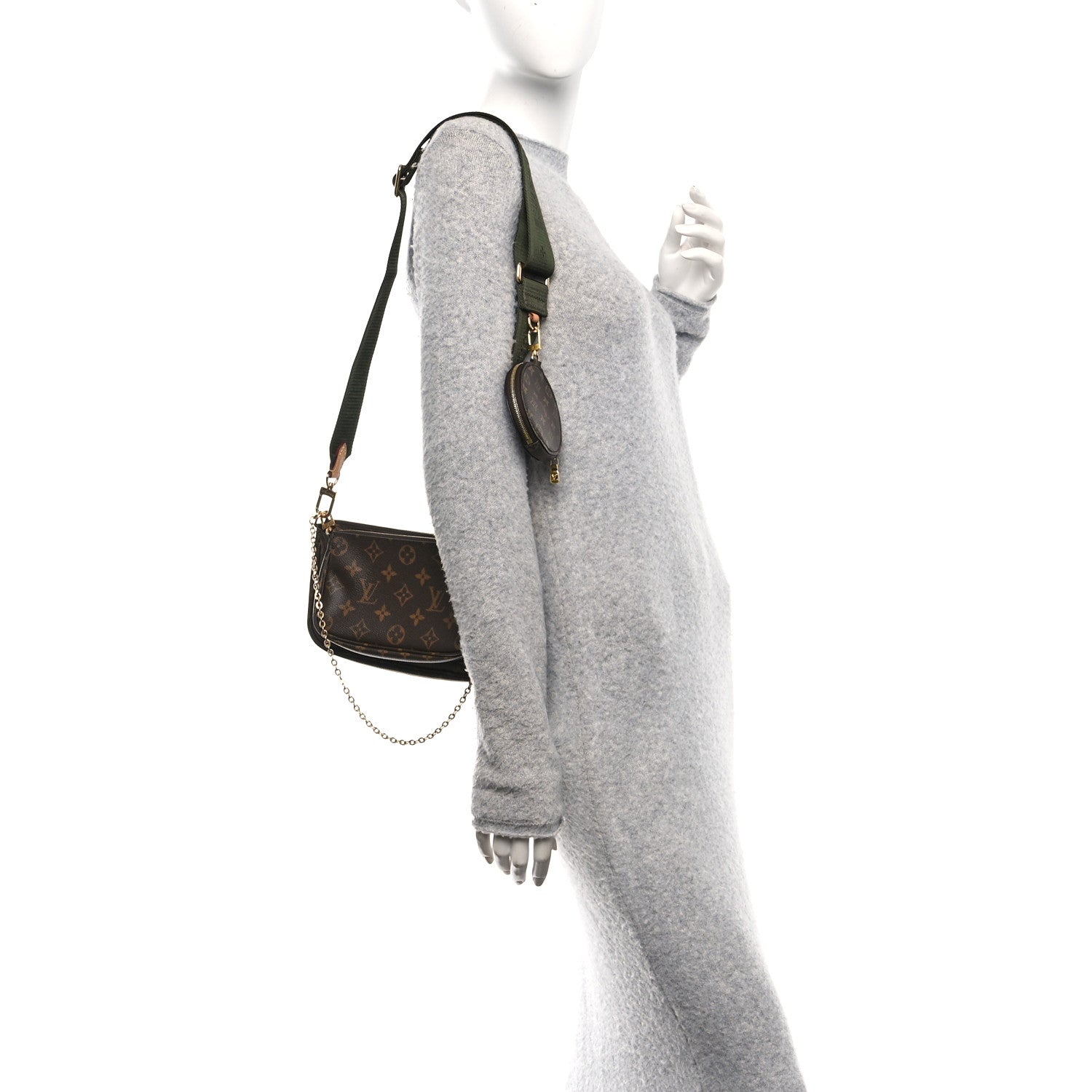Louis Vuitton Monogram Multi Pochette Accessories Kaki 2 of 10