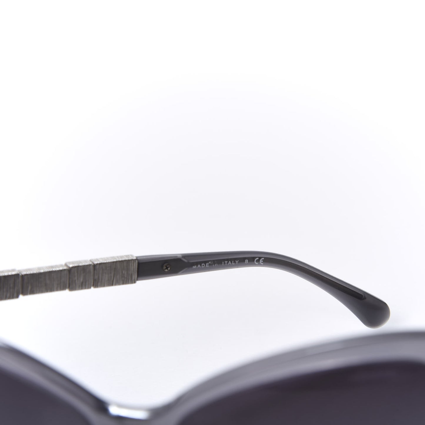 Crystal Baguette Cat Eye Bijou Sunglasses 5307-B Grey