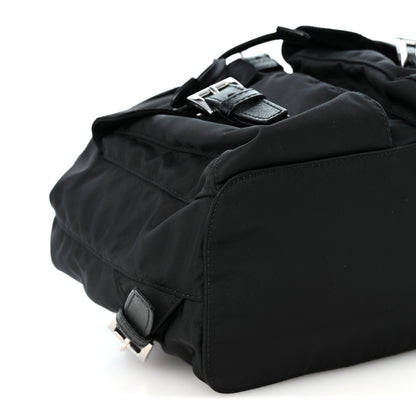 Prada Re-Nylon Vela Saffiano Small Backpack Black 8 of 9