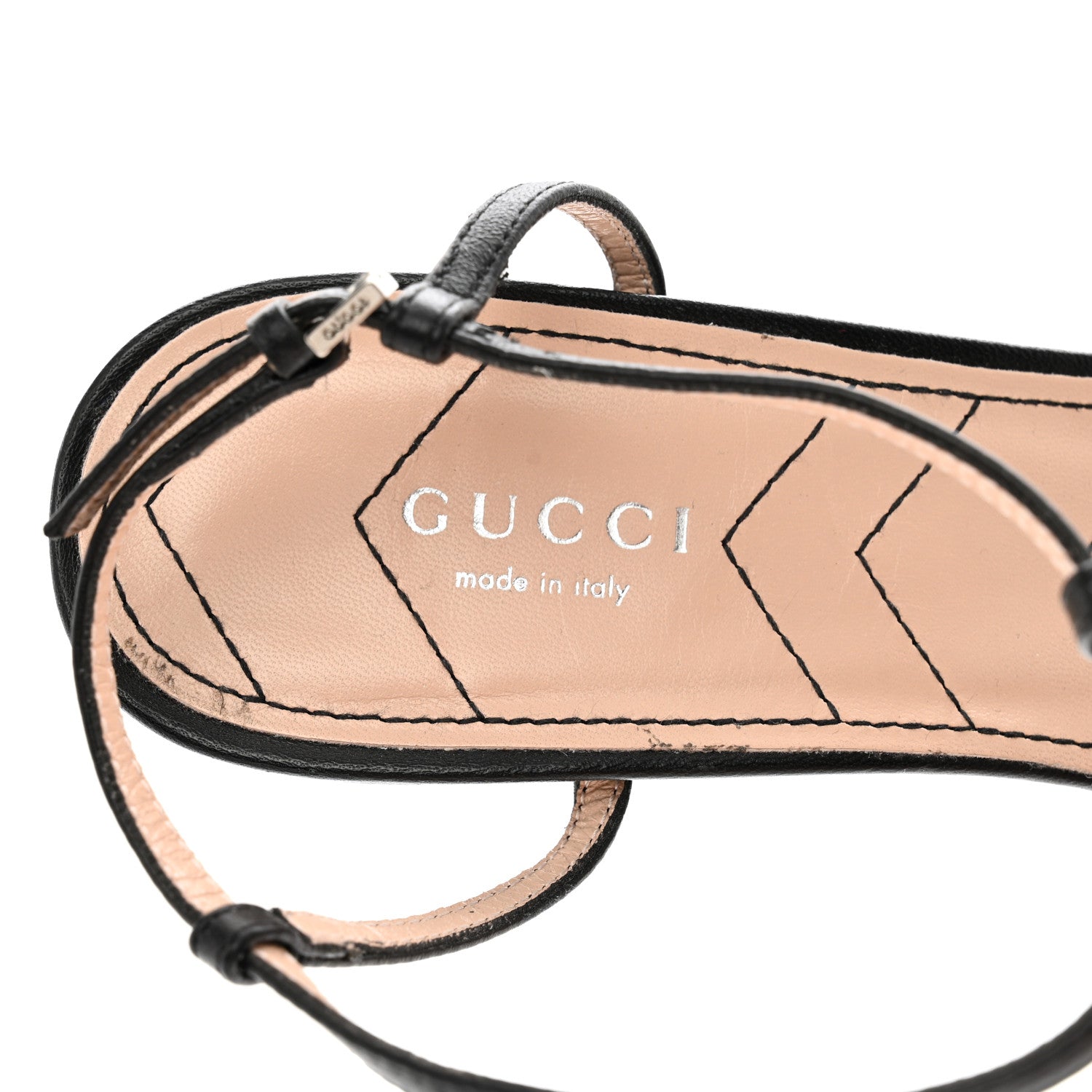 Gucci Tweed Nappa Charlotte Spicy Check Matelasse T-Strap Pumps 39 Pink Multicolor Black 7 of 12