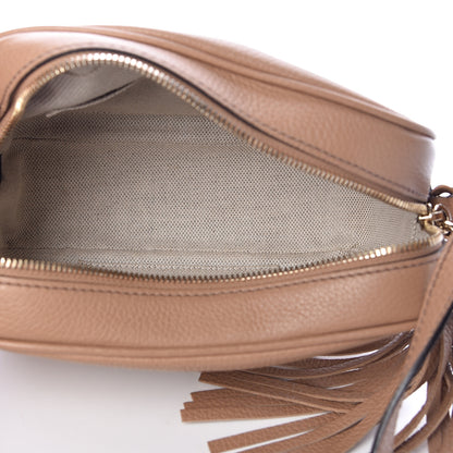 Gucci Pebbled Calfskin Small Soho Disco Bag Camelia 5 of 10
