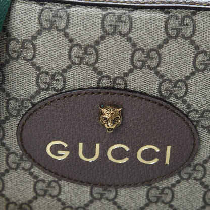 Gucci GG Supreme Monogram Web Neo Vintage Shoulder Bag Beige New Acero Crop 11 of 12