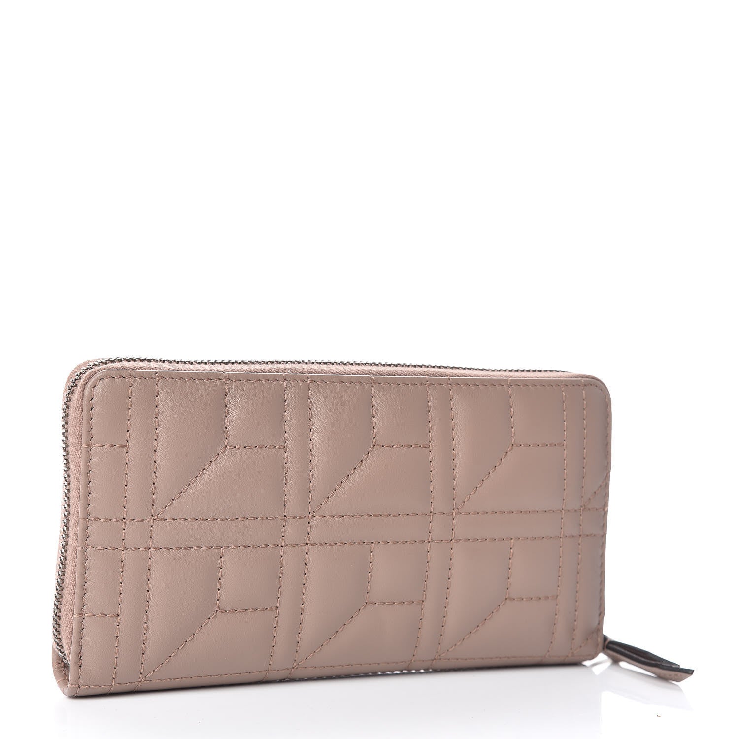 Gucci Calfskin Matelasse Pearly GG Marmont Zip Around Wallet Porcelain Rose 3 of 7