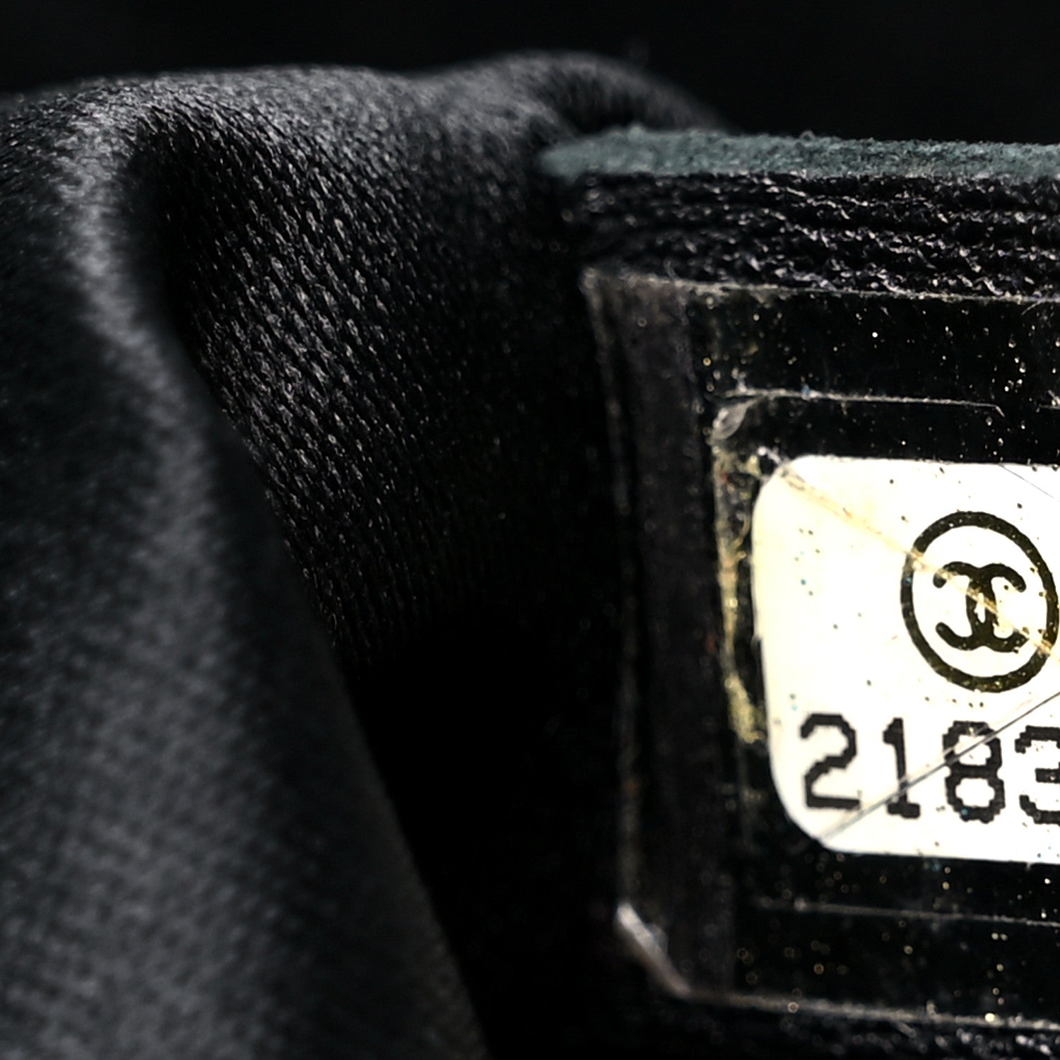 Chanel Lambskin Quilted CC Crossing Shopping Tote Black 7 of 15