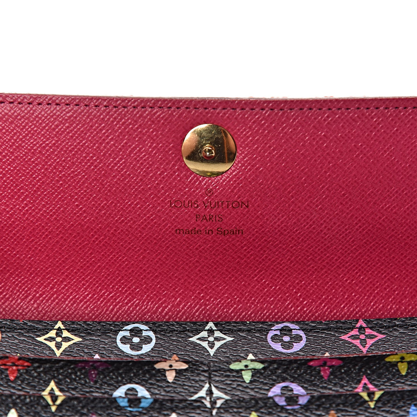 Monogram Multicolor Sarah Wallet Black Grenade